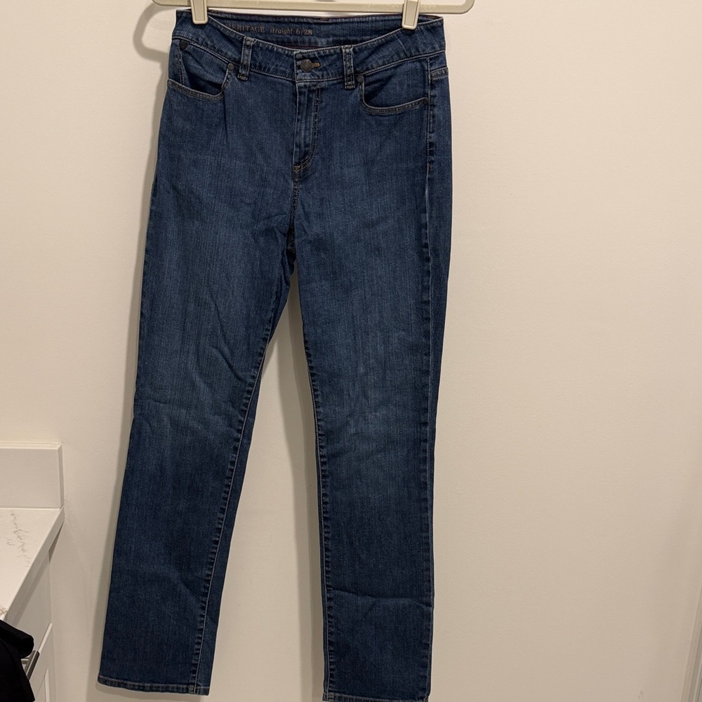 Talbots Dark Blue Straight Leg Jeans
